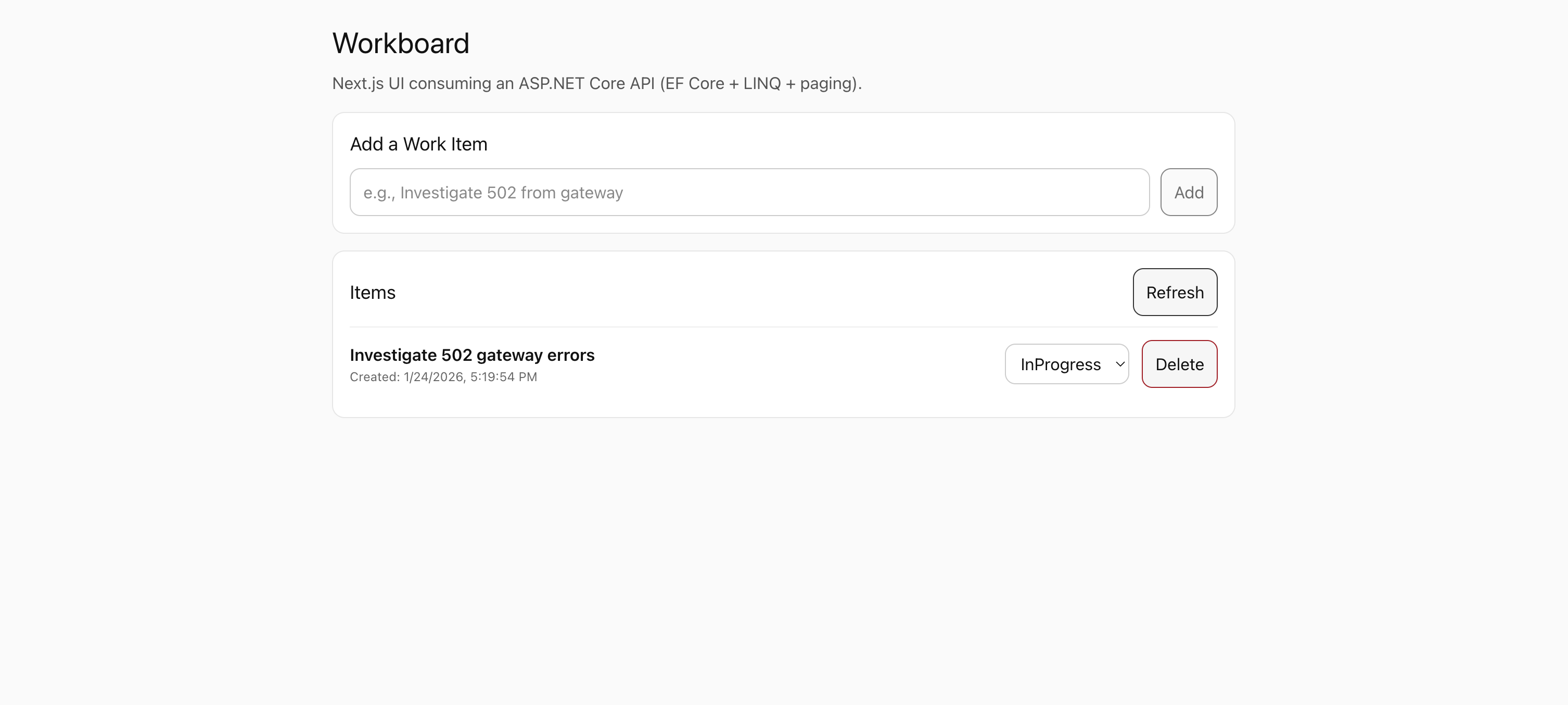 Workboard